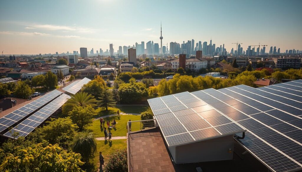 Community benefits of solar energy