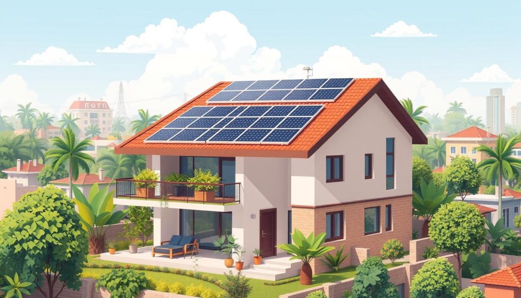 residential solar panel installation Maharashtra